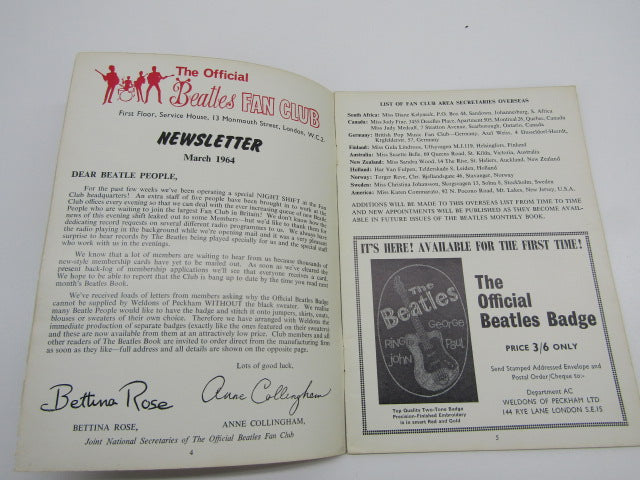 Boek/Magazine: The Beatles Book No 8, 1964