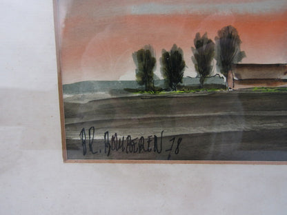 Schilderij: Gesigneerd, Arquati Brev lijst, '78