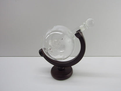 Wereldbolfles met Zeilschip: Globe Decanter Set, Mikamax