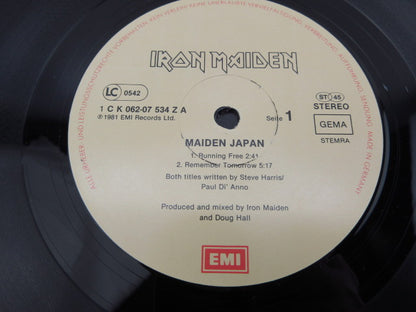 Mini LP: Iron Maiden, Maiden Japan, 1981