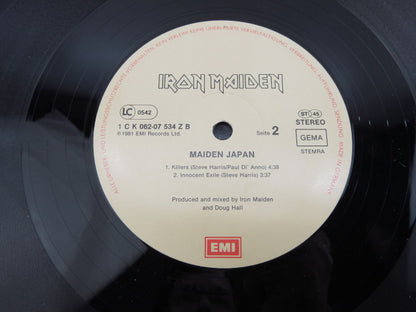 Mini LP: Iron Maiden, Maiden Japan, 1981