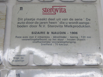 99 Metalen Plaatjes: De Auto Door De jaren Heen, Sterovita