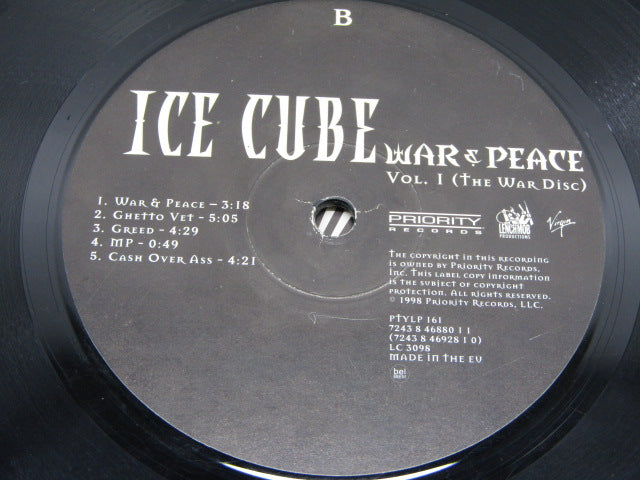 Dubbel LP, Ice Cube: War & Peace Vol. 1 (The War Disc), 1998