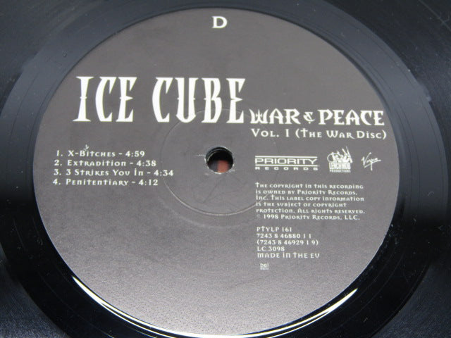 Dubbel LP, Ice Cube: War & Peace Vol. 1 (The War Disc), 1998