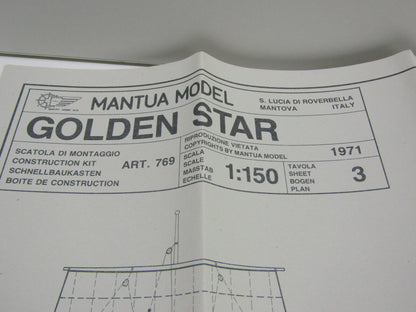 Bouwpakket, Golden Star English Brig: Mantua