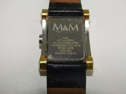 Horloge: M&M, Solbach Design, Swiss Made