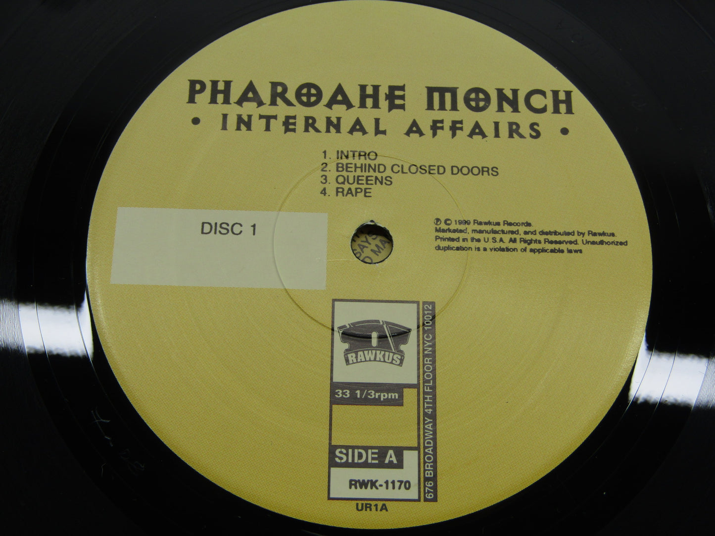 Dubbel LP, Pharoahe Monch: Internal Affairs, 1999