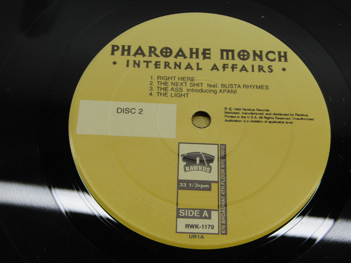 Dubbel LP, Pharoahe Monch: Internal Affairs, 1999