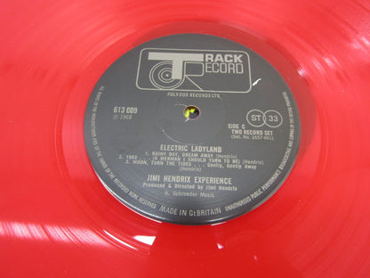 Zeldzame Dubbel LP, The Jimi Hendrix Experience: Electric Ladyland, Rood & Blauw Vinyl, 1968