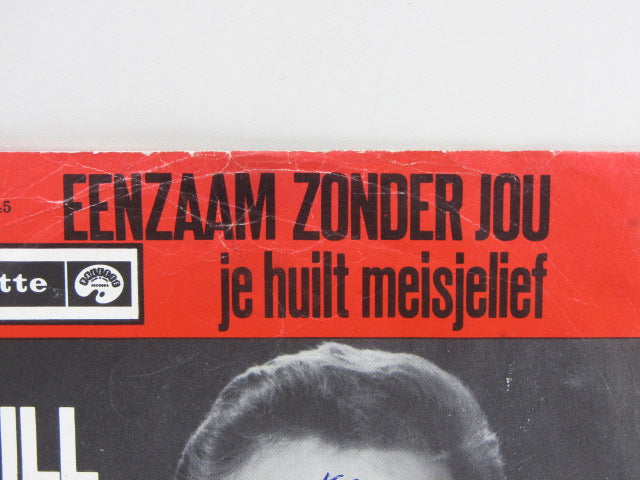 Single, Will Tura: Eenzaam Zonder Jou, 1962