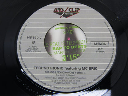 Single, Techotronic: This Beat is Technotronic, 1990