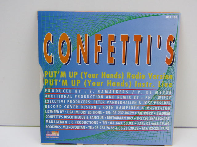 Single, Confetti's: Put 'm Up (Your Hands), 2001