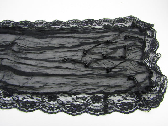 Sjaal: Zwarte kant