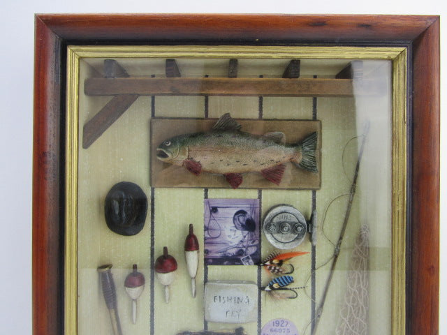 Diorama / Schilderij: Vissport, Fishing Fly, Minnesota