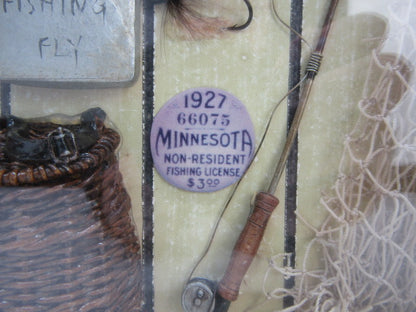 Diorama / Schilderij: Vissport, Fishing Fly, Minnesota