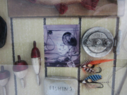 Diorama / Schilderij: Vissport, Fishing Fly, Minnesota