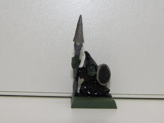 6 Warhammer 40K Figuren: Night Goblins (Partisan met Rechte Speer), 2005