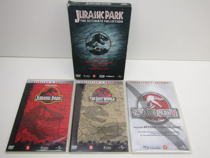 3 DVD's: Jurassic Park, The Ultimate Collection