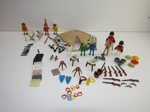 Playmobil Koffer: Cowboys en Indianen, 1974