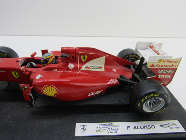 Schaalmodel: Ferrari 150°, 1/18, F. Alonso, Mattel, 2011