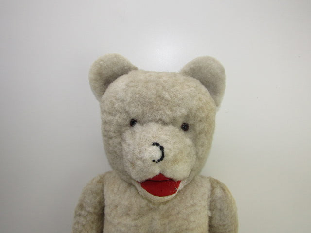 Vintage Witte Teddybeer: Open Mond