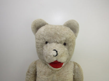 Vintage Witte Teddybeer: Open Mond