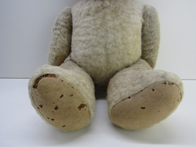 Vintage Witte Teddybeer: Open Mond