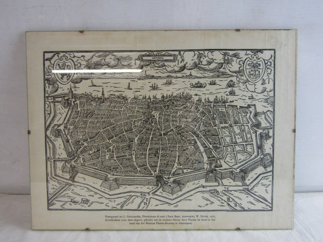 Kaart / Plattegrond: Antverpia, W. Silvius, 1567
