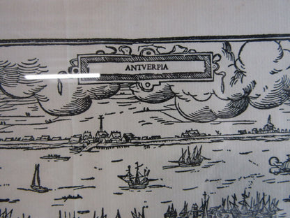 Kaart / Plattegrond: Antverpia, W. Silvius, 1567