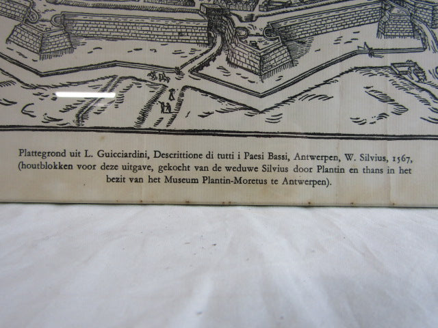 Kaart / Plattegrond: Antverpia, W. Silvius, 1567