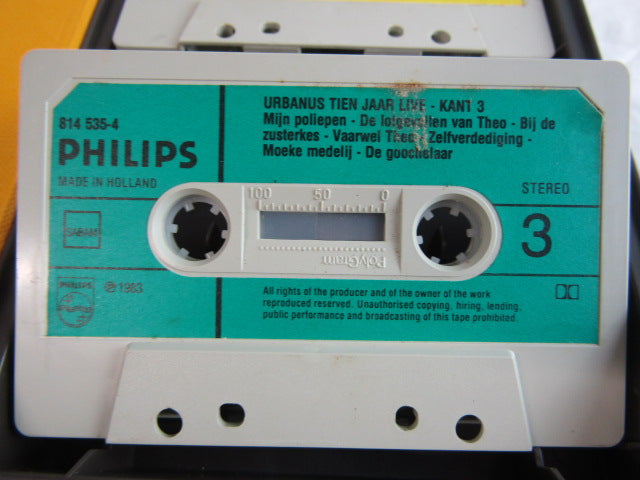 3 x Cassette / Tape: Urbanus 10 Jaar Live, 1983