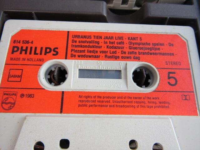 3 x Cassette / Tape: Urbanus 10 Jaar Live, 1983