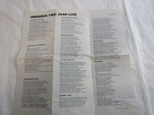 3 x Cassette / Tape: Urbanus 10 Jaar Live, 1983