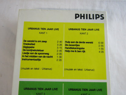 3 x Cassette / Tape: Urbanus 10 Jaar Live, 1983