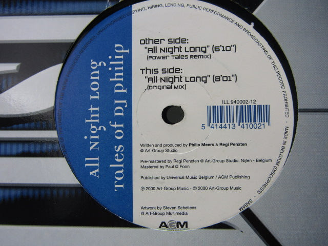 LP Tales Of DJ Philip: All Night Long, Illusion, 2000