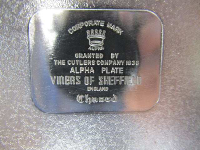 Verzilverd Dienblad: Alpha Plate Viners Of Sheffield