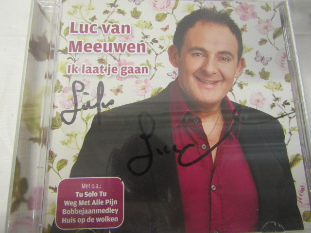 3 Gesigneerde CD’s, Luc Van Meeuwen: Ik laat je gaan” “De Zomer Van Mijn Leven” + “Het Beste….”