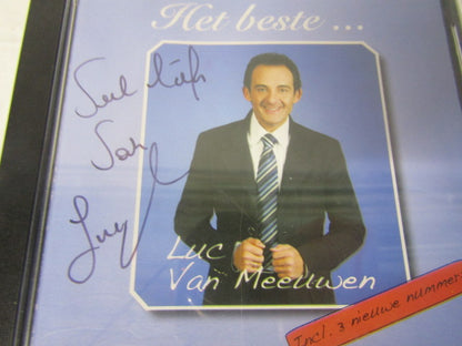 3 Gesigneerde CD’s, Luc Van Meeuwen: Ik laat je gaan” “De Zomer Van Mijn Leven” + “Het Beste….”