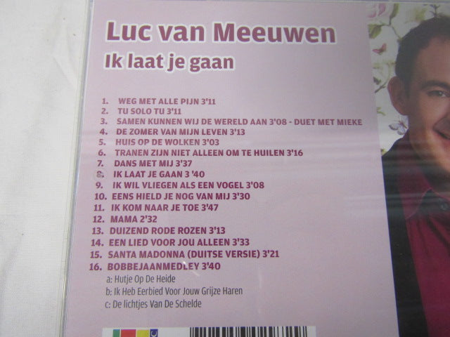 3 Gesigneerde CD’s, Luc Van Meeuwen: Ik laat je gaan” “De Zomer Van Mijn Leven” + “Het Beste….”