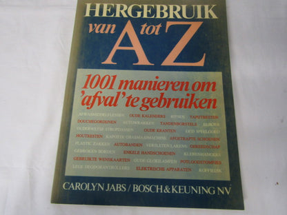 Boek: Hergebruik van A tot Z,  Eerste Druk, 1983