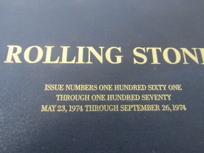 Gebundeld Boek: Rolling Stone Magazine, Mei-September 1974