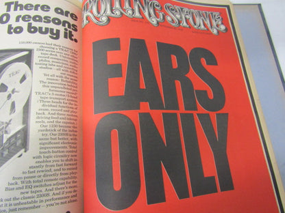 Gebundeld Boek: Rolling Stone Magazine, Mei-September 1974