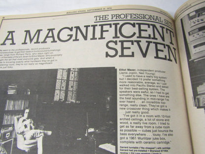 Gebundeld Boek: Rolling Stone Magazine, Mei-September 1974