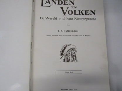 Boek: Landen en Volkeren, De Wereld In Al Haar Kleurenpracht, 1930
