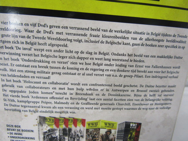 DVD Box + 4 Boeken: WWII In België