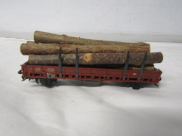 Märklin 313/2H HO, Boomstammen Wagon, Stammholzwagen